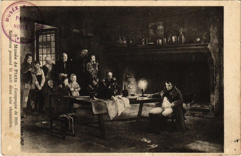 Carte postale ancienne Fixin - Musée Campagne de 1814 Napoléon à Fixin