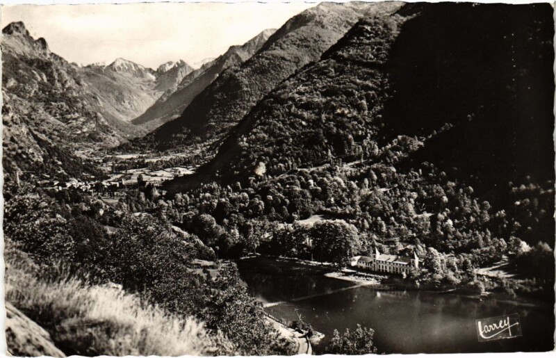 Carte postale ancienne Ax les Thermes- Vallee d'Orlu, le lac d'Orgieux France à Ax-les-Thermes