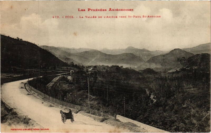 Carte postale ancienne Foix- France