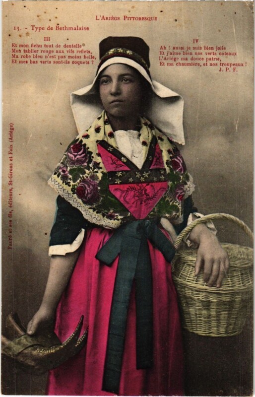 Carte postale ancienne Type de Bethmalaise France