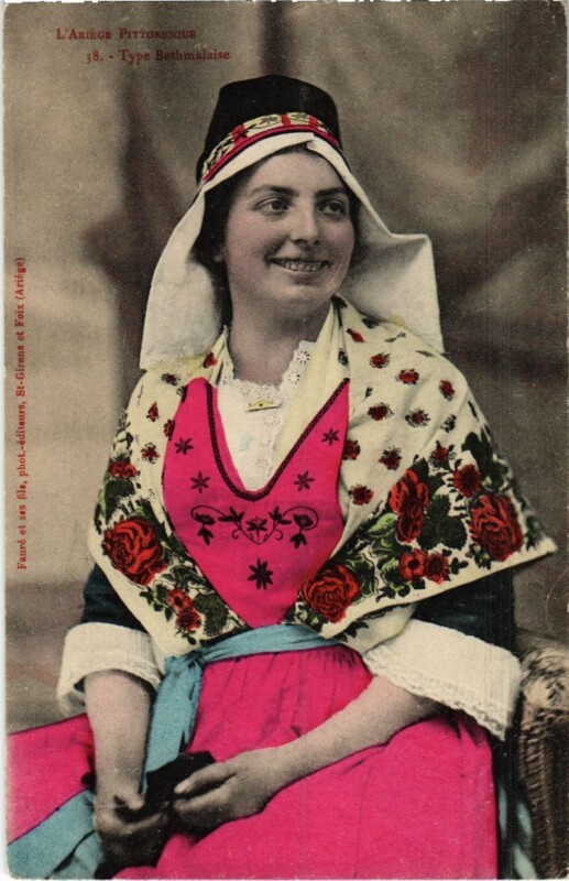 Carte postale ancienne Types Bethmalais France