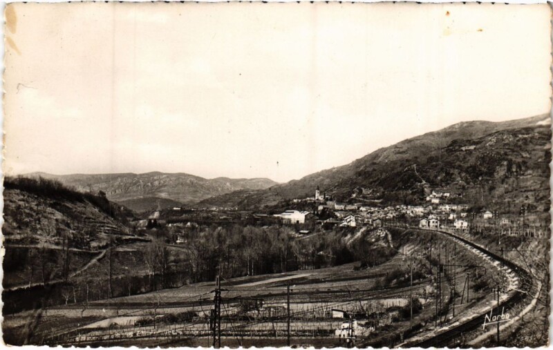 Carte postale ancienne Mercus- vue generale France
