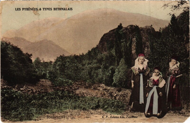 Carte postale ancienne Types Bethmalais France