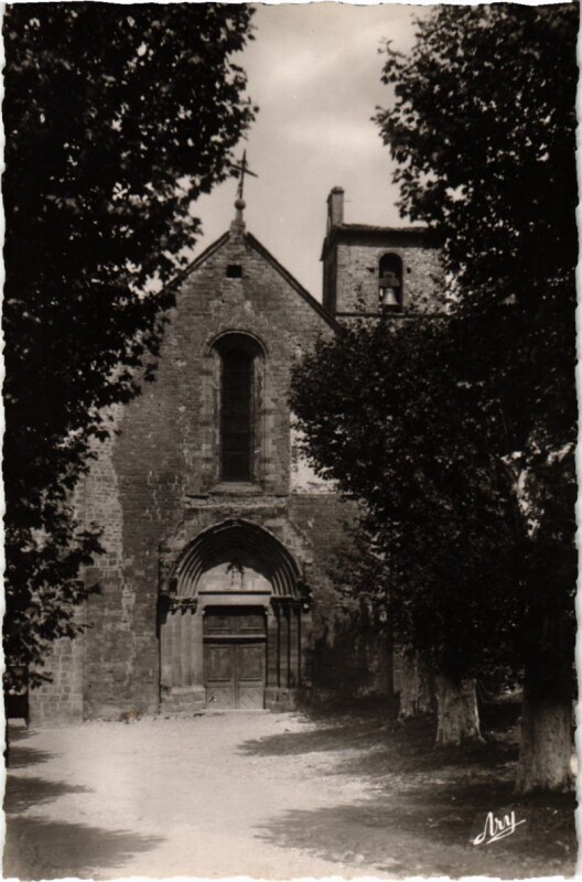 Carte postale ancienne Senez Cathedrale construite à Senez