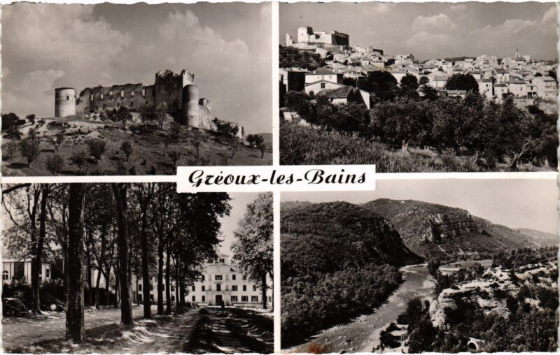 Carte postale ancienne Greoux-les-Bains