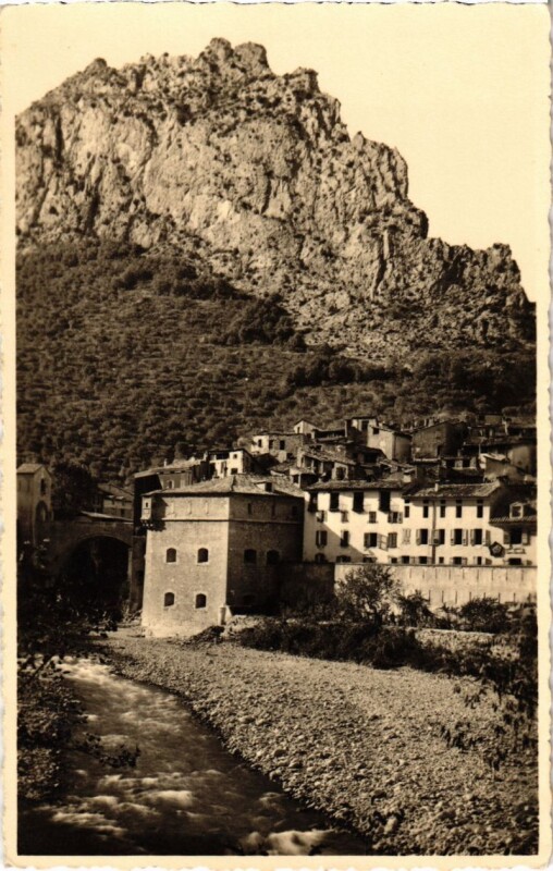 Carte postale ancienne Entrevaux à Entrevaux