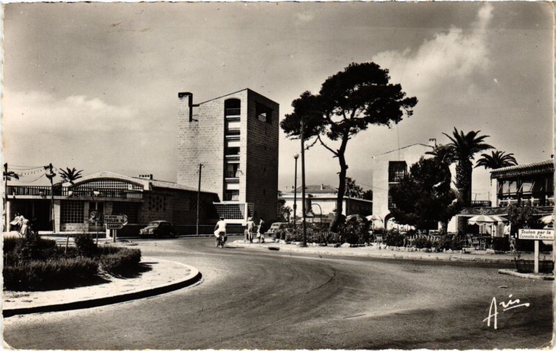 Carte postale ancienne Cote d'azur Les Sablettes