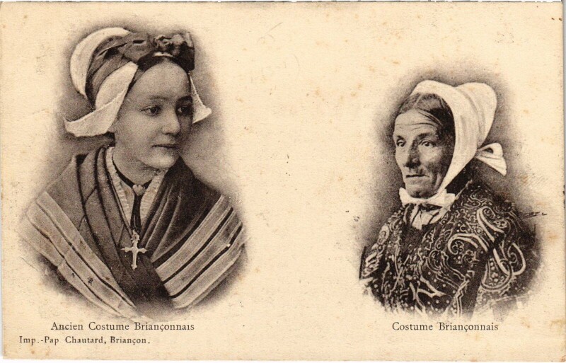 Carte postale ancienne Ancien Costume Brianconnais