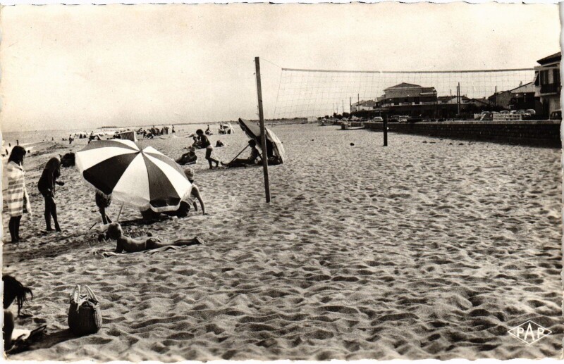 Carte postale ancienne Leucate-Plage - La Plage à Leucate