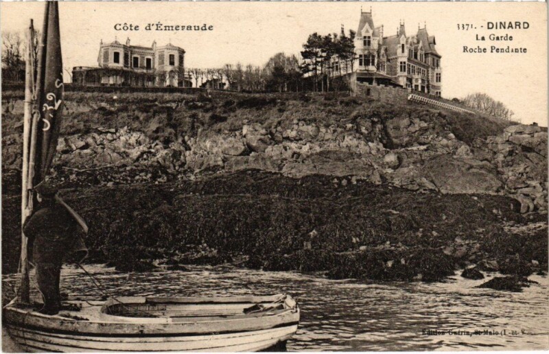 Carte postale ancienne Dinard - La Garde Roche Pendante à Dinard