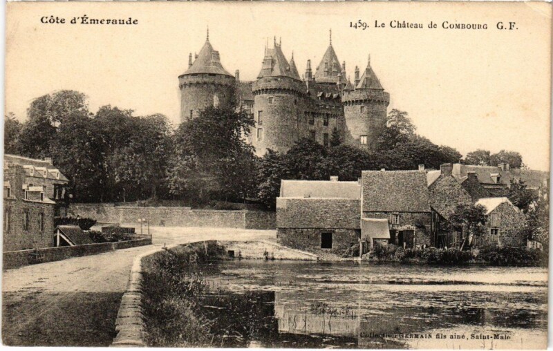 Carte postale ancienne Le Chateau de Combourg à Combourg