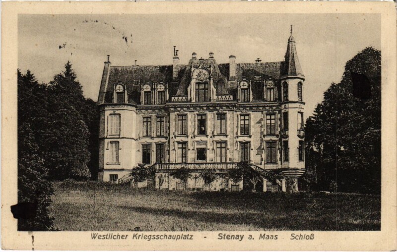 Carte postale ancienne Stenay - Stenay a. Maas - Chateau - Schloss à Stenay