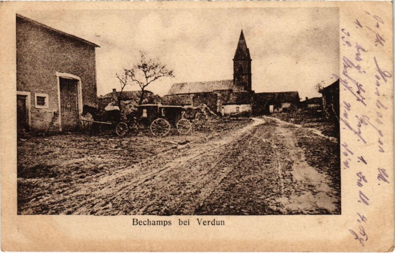 Carte postale ancienne Verdun - Beschamps bei Verdun à Verdun