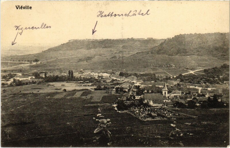 Carte postale ancienne Vieville - General View