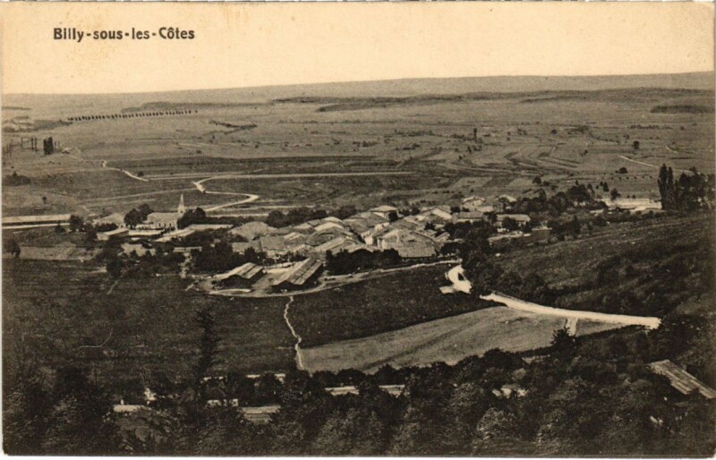 Carte postale ancienne Billy-sous-les-Cotes - Vue Generale