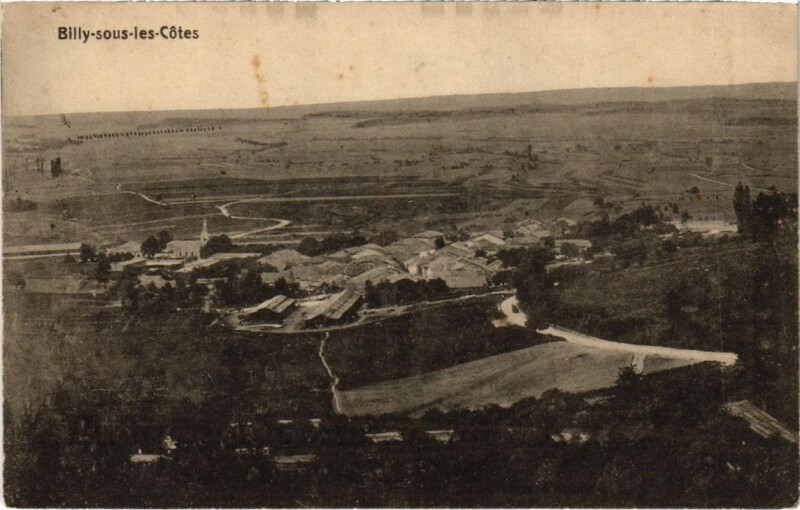Carte postale ancienne Billy-sous-les-Cotes - Vue Generale