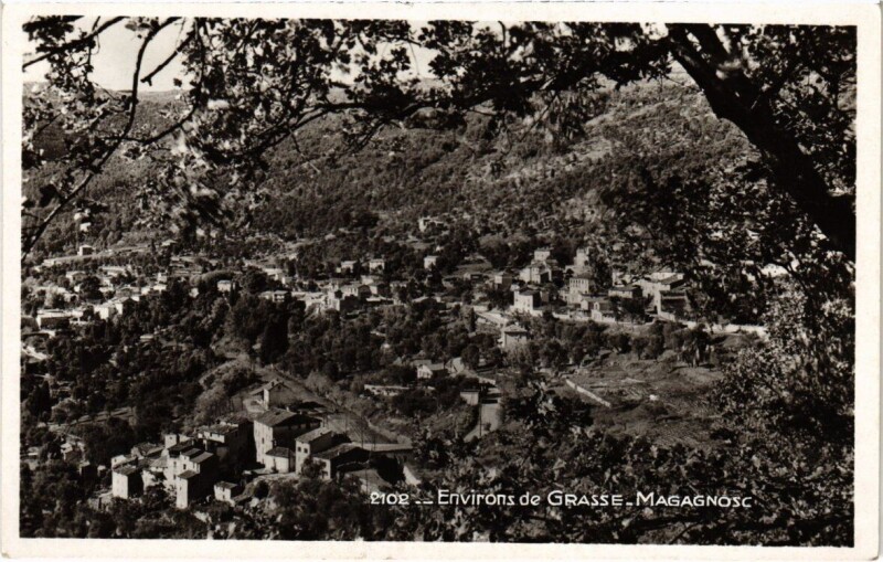 Carte postale ancienne Environs de Grasse - Magagnosc à Grasse