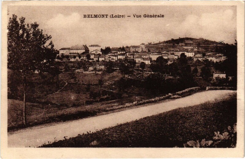 Carte postale ancienne Belmont - Vue générale