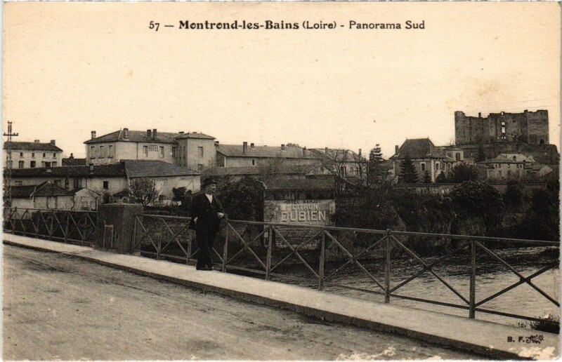 Carte postale ancienne Montrond-les-Bains - Panorama Sud à Montrond-les-Bains