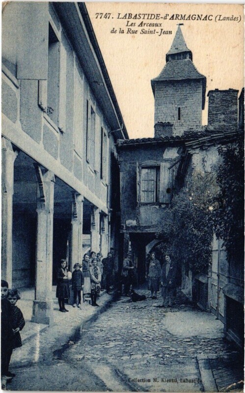 Carte postale ancienne Labastide - d'Armagnac à Labastide-d'Armagnac