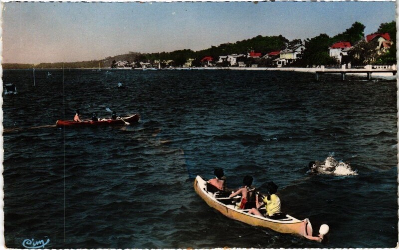 Carte postale ancienne Hossegor - Le Lac