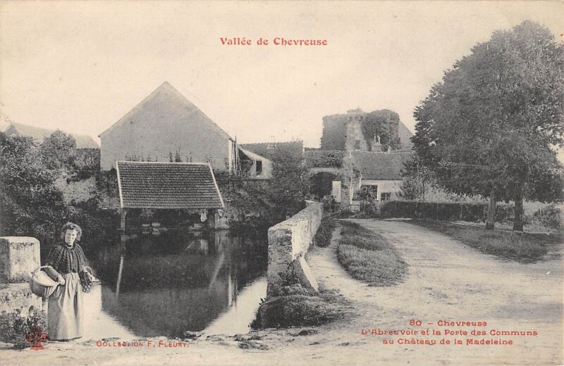Carte postale ancienne Vallee De Chevreuse Chevreuse L'Abreuvoir à Chevreuse