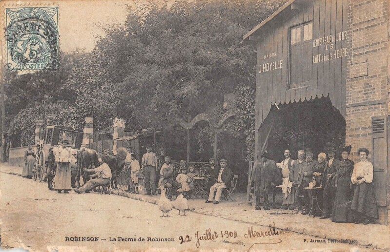 Carte postale ancienne Robinson La Ferme De Robinson