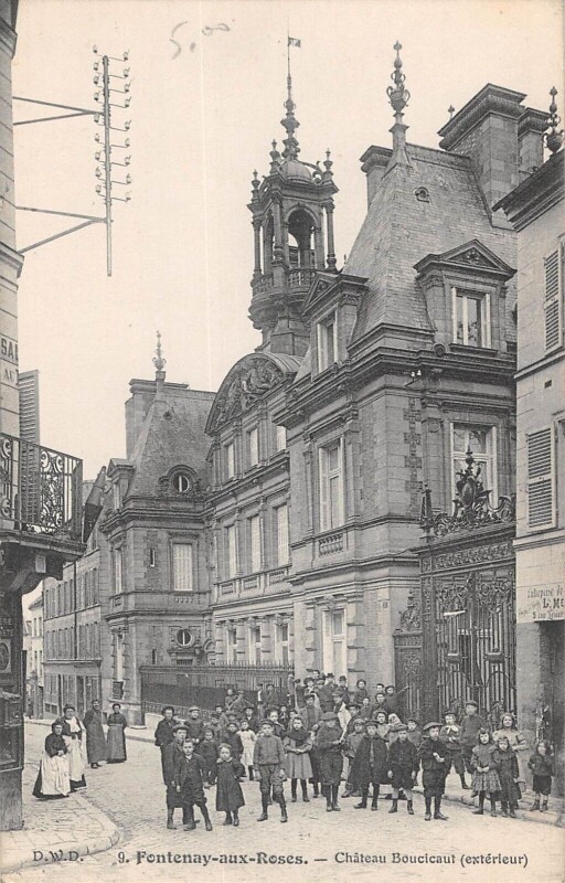 Carte postale ancienne Fontenay Aux Roses Chateau Boucicaut Exterieur à Fontenay-aux-Roses