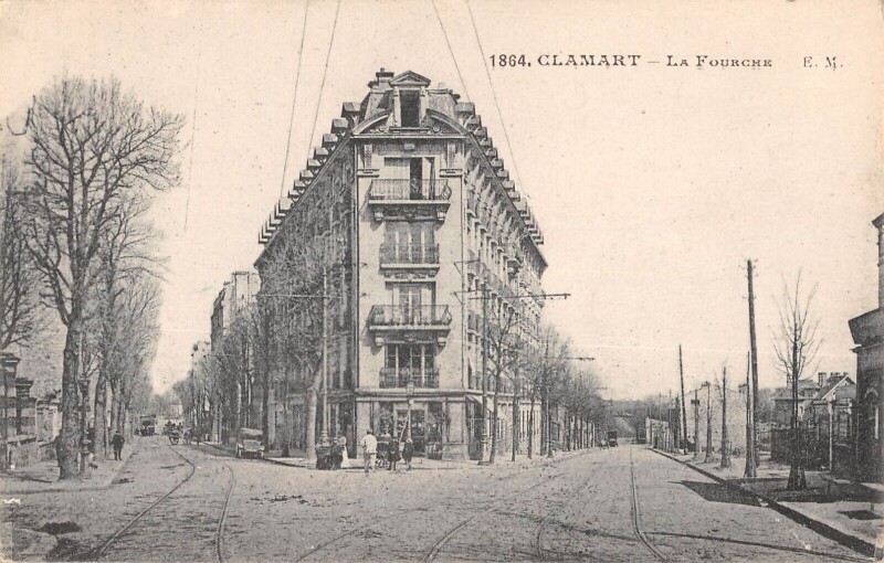 Carte postale ancienne Clamart La Fourche à Clamart