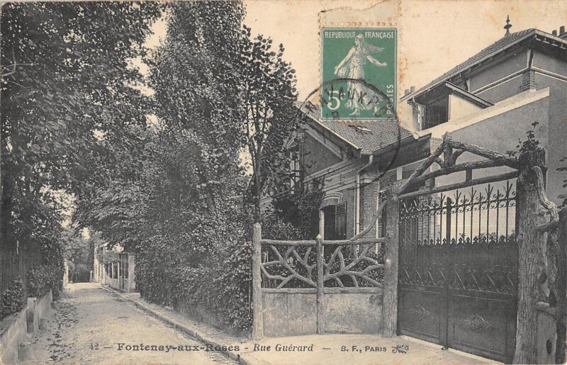 Carte postale ancienne Fontenay Aux Roses Rue Guerard à Fontenay-aux-Roses