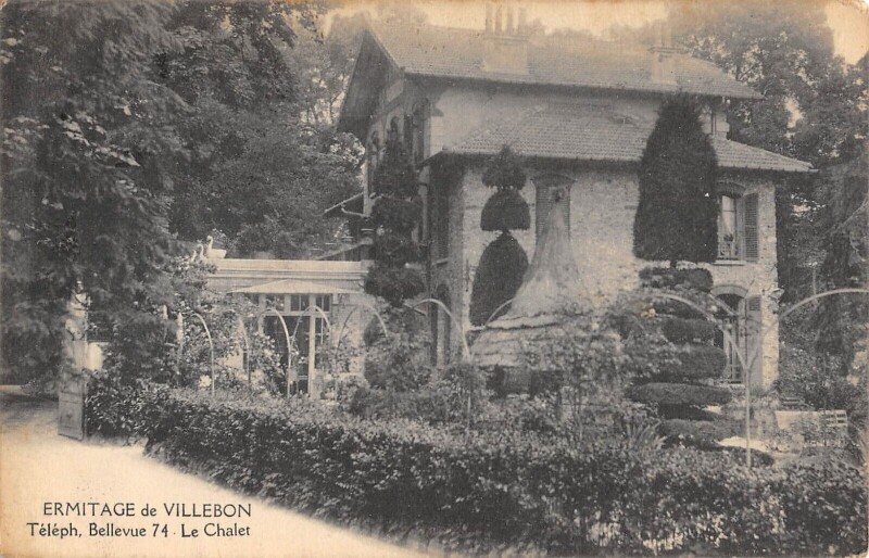 Carte postale ancienne Ermitage De Villebon Le Chalet