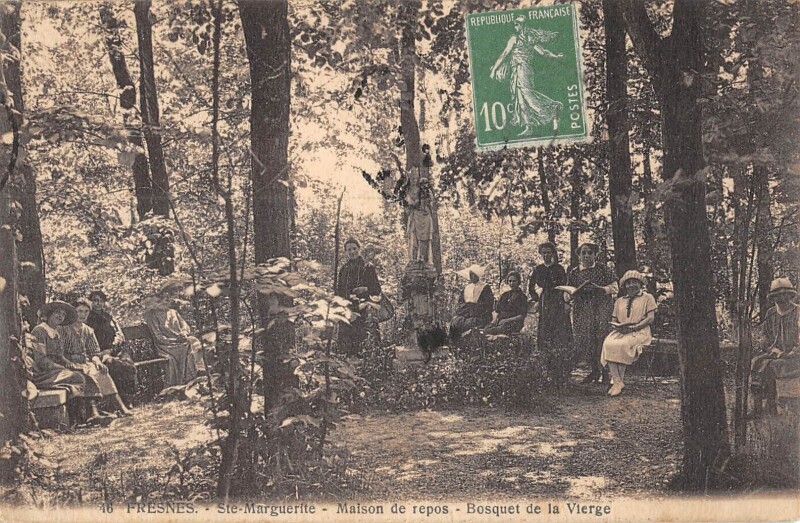 Carte postale ancienne Frenes Maison De Repos Sainte Marguerite Bosquet De La Vierge