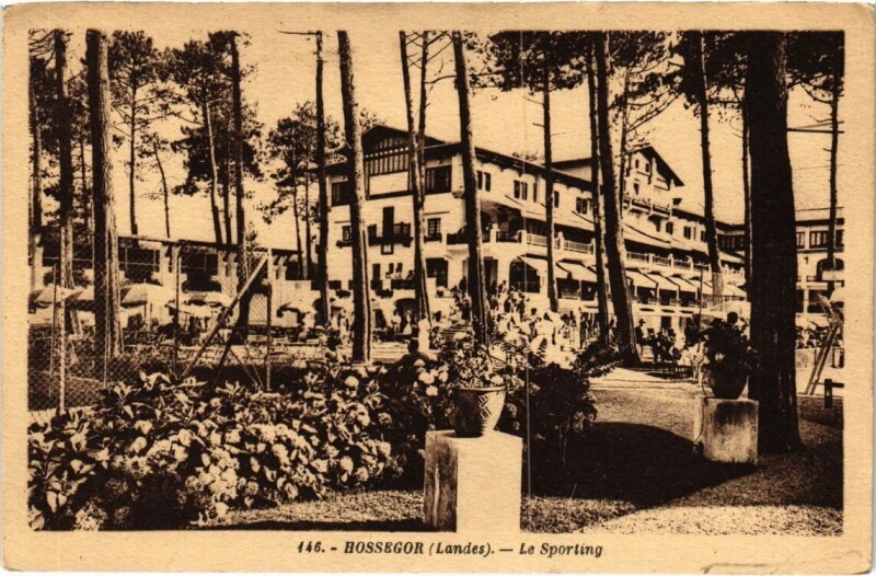 Carte postale ancienne Hossegor - Le Sporting