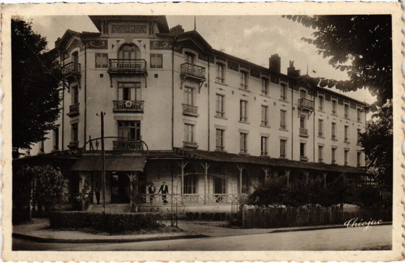Carte postale ancienne La Roche - Possay-les-Bains - Hotel du Parc