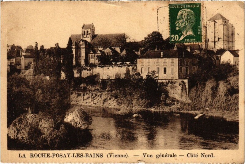 Carte postale ancienne La Roche-Posay-les-Bains - Vue générale à La Roche-Posay