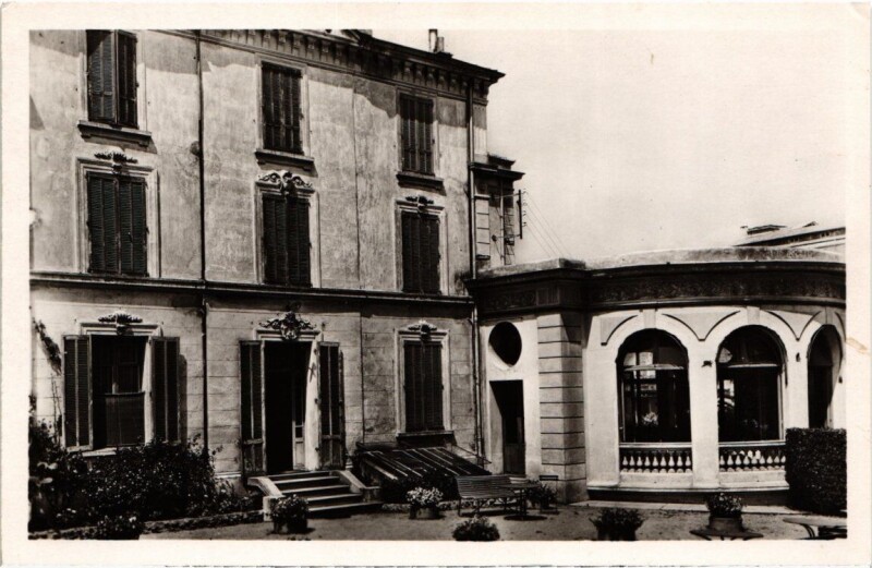 Carte postale ancienne Cannes Le Refuge des Cheminots Campestra-La Rotonde de la Salle à Cannes