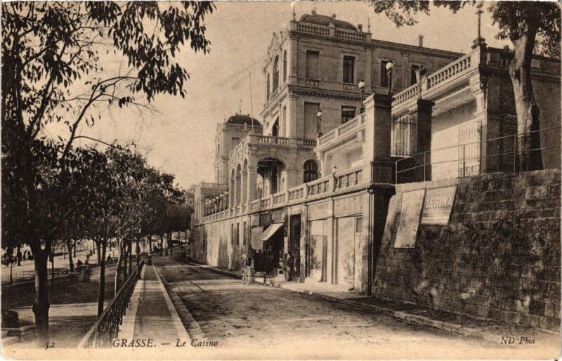 Carte postale ancienne Grasse - Le Casino à Grasse