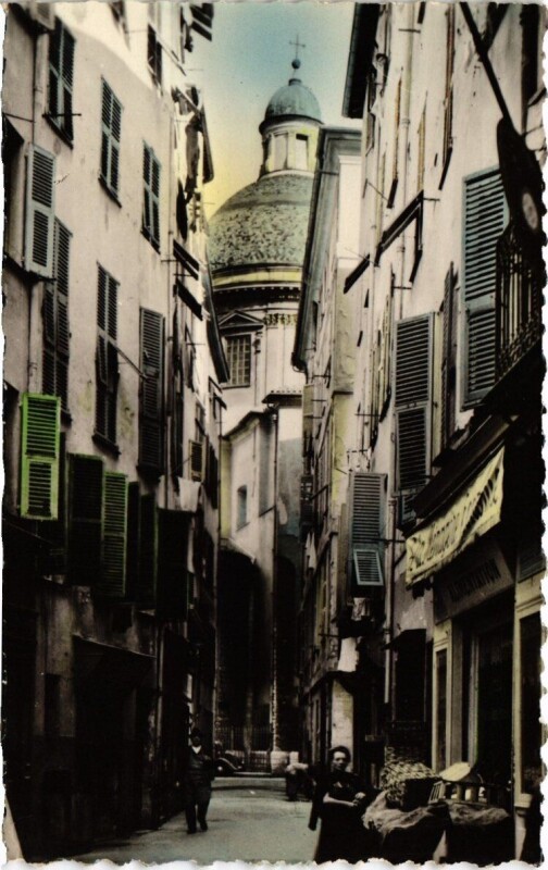 Carte postale ancienne Nice - La Vielle Ville à Nice