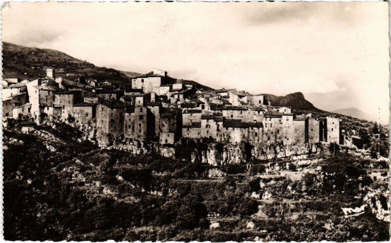 Carte postale ancienne Tourette-sur-Loup - Vue générale