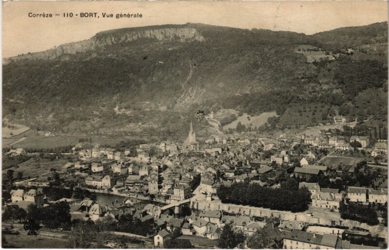 Carte postale ancienne Bort - Vue Generale
