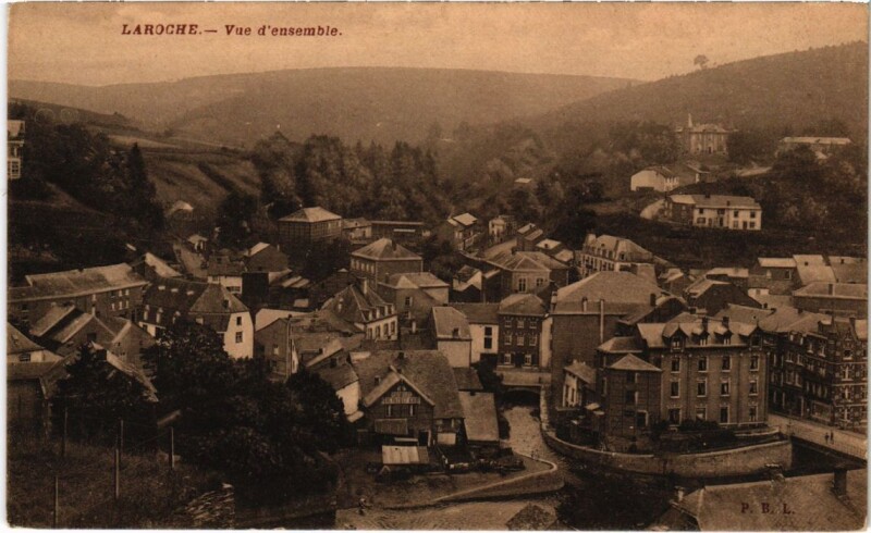 Carte postale ancienne Laroche - La Roche - Vue d'Ensemble
