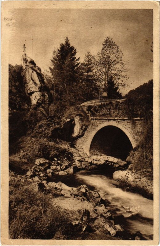 Carte postale ancienne Gimel - Notre-Dame des Cascades