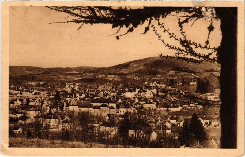 Carte postale ancienne Meymac - Vue Generale à Meymac