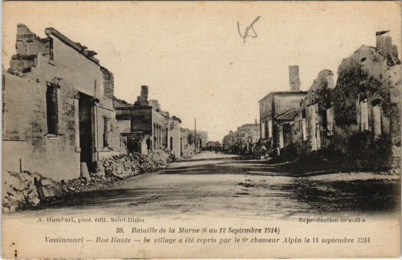 Carte postale ancienne Vassincourt - Rau haute à Vassincourt