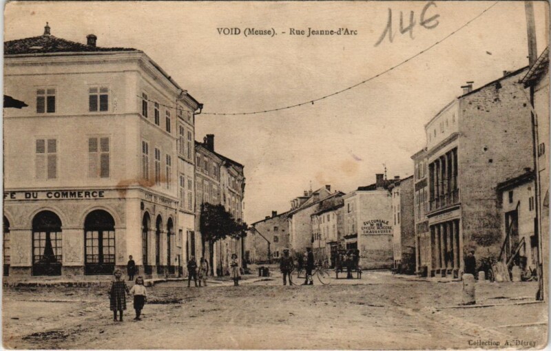 Carte postale ancienne Void - Rue jeanne