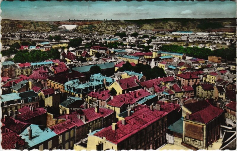 Carte postale ancienne Verdun - Vue generale à Verdun