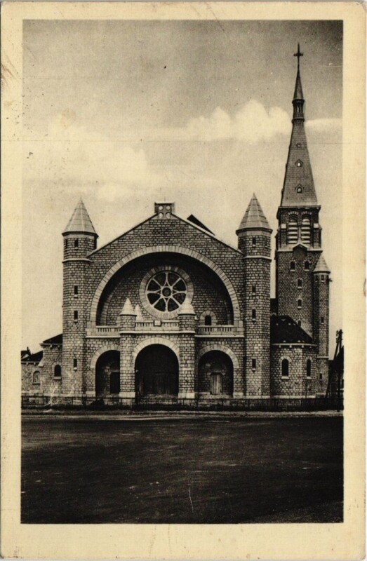 Carte postale ancienne Dijon - La Maladiere Eglise du Sacré-Coeur à Dijon