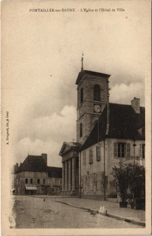 Carte postale ancienne Precy-sous-Thil - Vue générale à Précy-sous-Thil