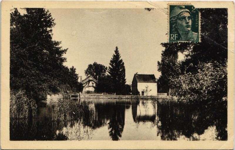 Carte postale ancienne Ivry-en-Montagne - Mouline de Rouvray à Rouvray