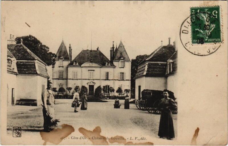 Carte postale ancienne Gouville - Chateau